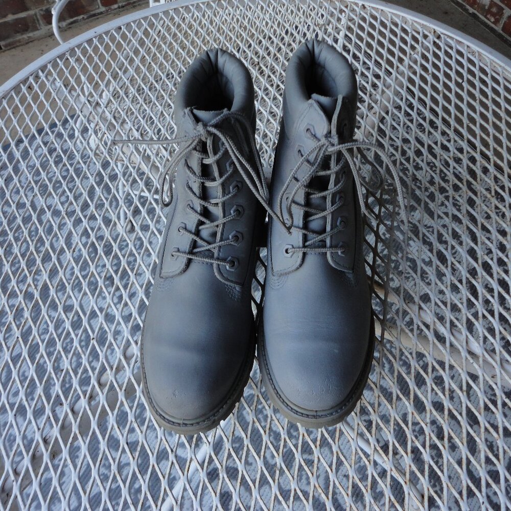 TIMBERLAND Women's "Waterville" Gray Leather Hiking Boots Size 8